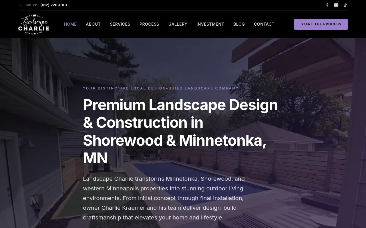 Landscape Charlie — PageSpeed 98